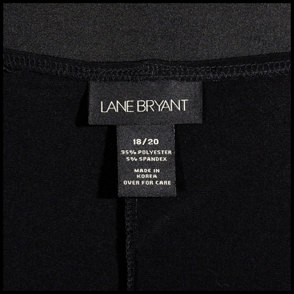 LB Black Camisole-style Top w/ Lace Bandeau Accent - Picture 6 of 6